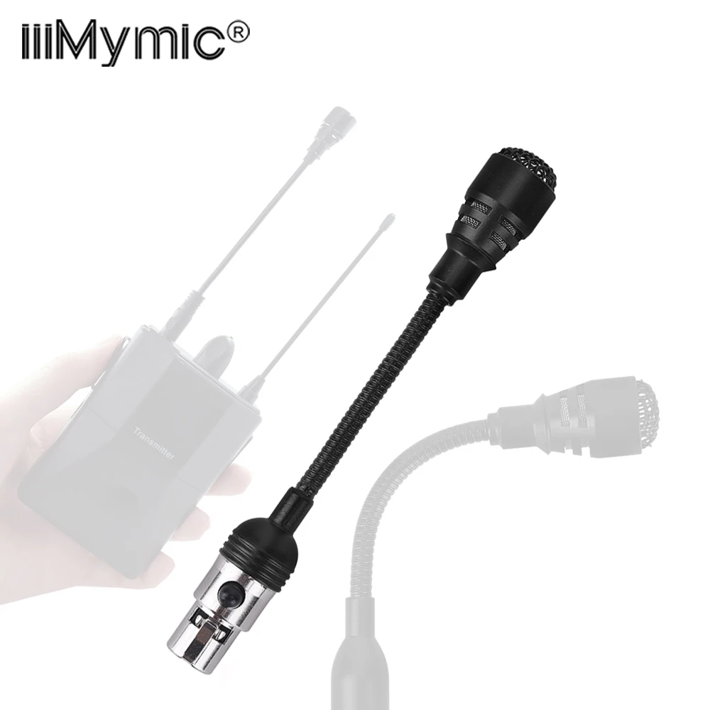 

Professional Handheld Style Unidirectional Condenser Microphone For SHURE Wireless BodyPack Transmitter 4pin Lockable Mic