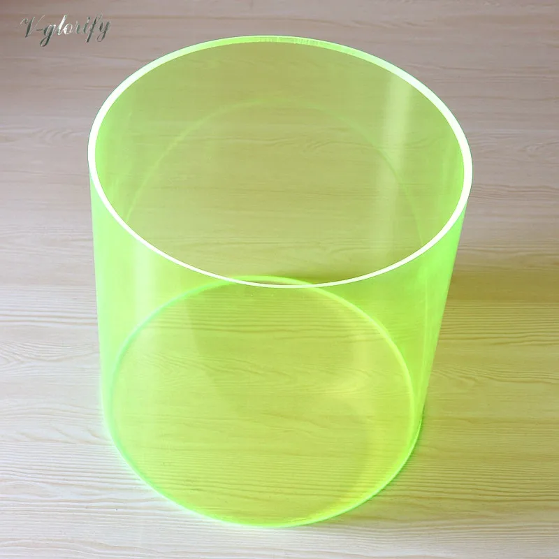 16x14inch 16x12inch 16x16inch 16x10inch Acrylic Drum Body Drum Shell with 45 Degree Bearing Edge 6mm Thickness Green Blue White