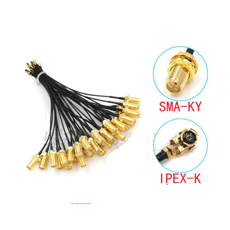 

5PCS/Lot IPX/IPEX/u.fl To SMA-K Female Plug Connector RF Coaxial Extension Pigtail Cable For WIFI/GSM/3G/4G 5CM/10CM/15CM/20CM
