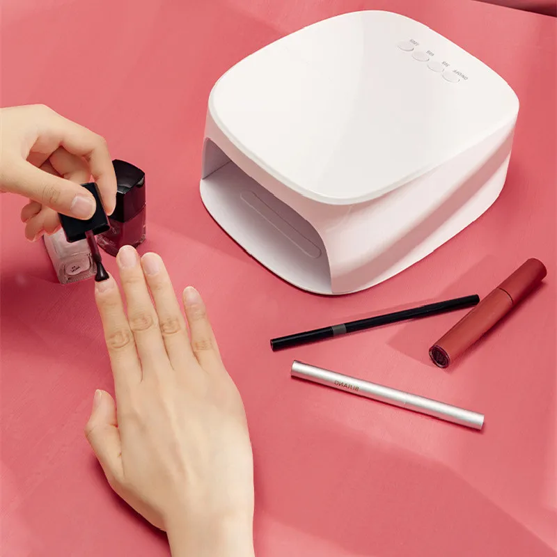 The new 60W nail art light therapy machine led phototherapy light rechargeable nail machine USB nail dryer uv baking lamp