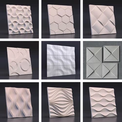 Silicone Molds For Concrete 3D Wall Brick Cement Tile Background Wall Plaster Jesmonite Decoration Mould wall Decoration Molds