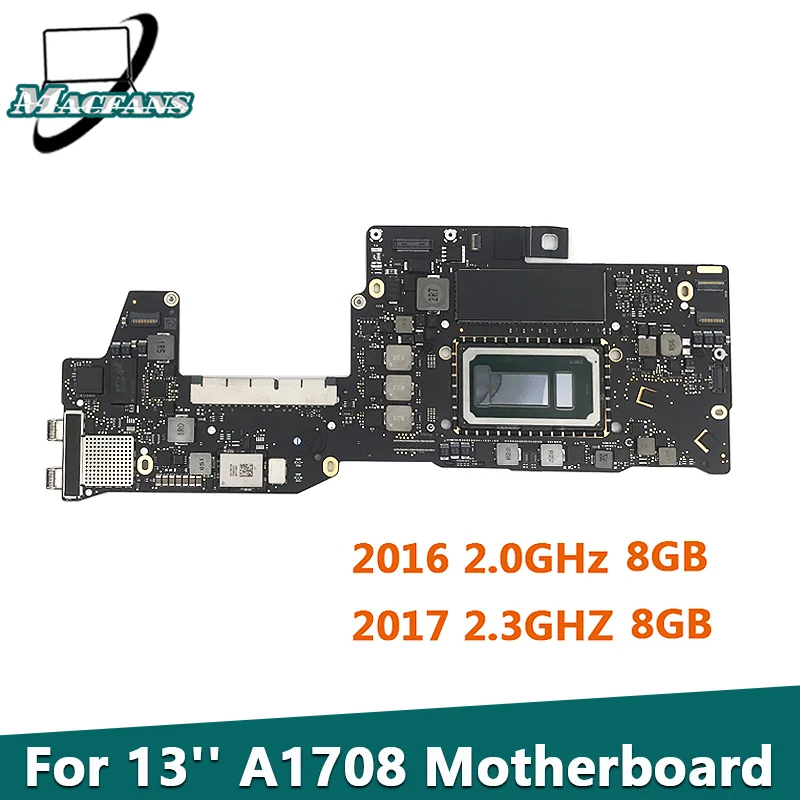 

Original A1708 Logic Board for MacBook Pro Retina 13" A1708 Motherboard i5 i7 8GB 16GB 820-00875-A 820-00840-A 2016 2017 Year