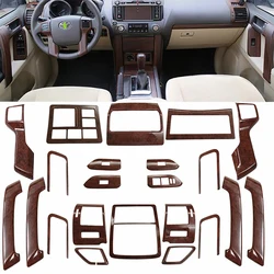 Wooden Interior Replacement Automotive For Toyota Land Cruiser 150 Prado LC150 FJ150 150 2010-2017 Interior Styling Accessories