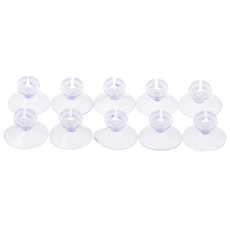 5Pcs/10Pcs Plastic Aquarium Fish Tank Suction Cups Suckers Clips Airline Pump Tubing Fixation Suction Cup