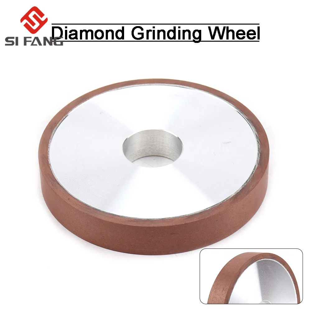 150mm 200mm Diamond Grinding Wheel parallel  Grinder Disc for Mill Sharpening Tungsten Steel Carbide Rotary Abrasive Tools