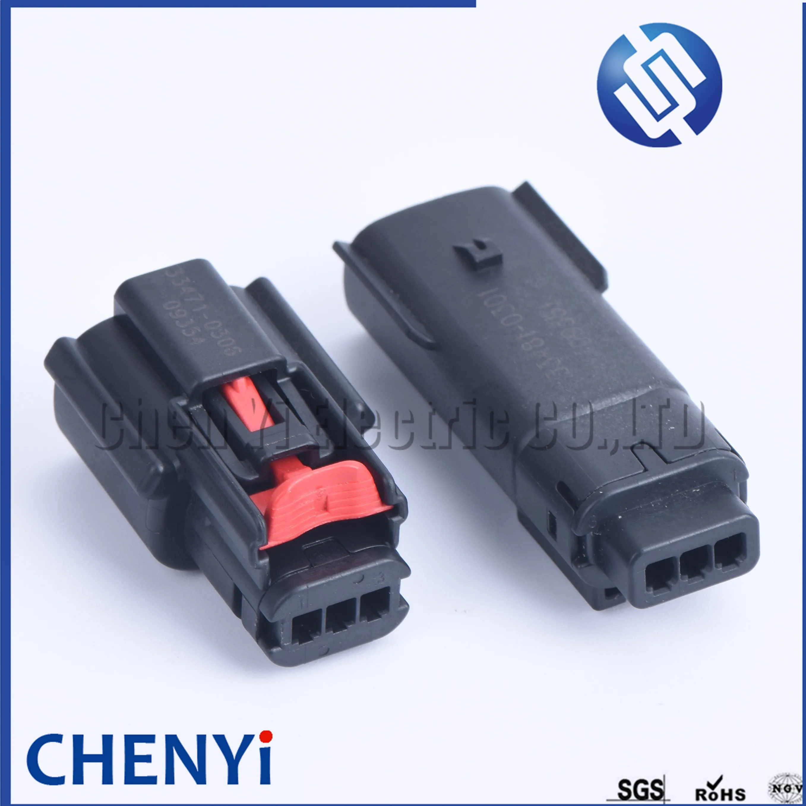 1 set 3 pin female or male 33471-0306 Automotive Steering Wheel Booster Pump Plug Electrical Cable Socket  33471-0301 33481-0301