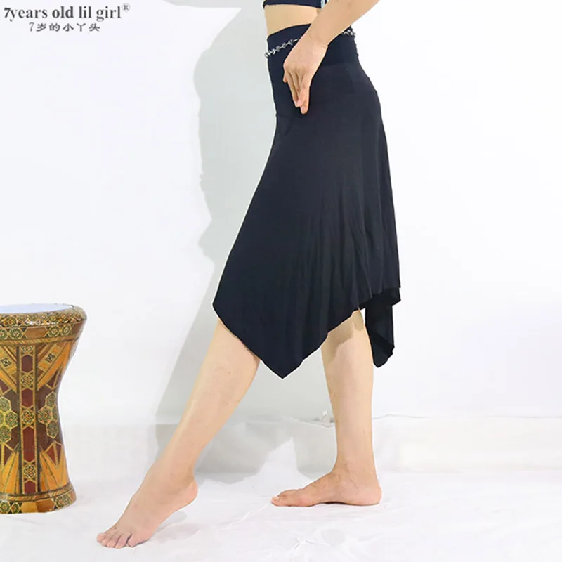 Nieuwkomers Vrouwen Buikdans Kleding Korte Rokken Modal Gothic Dubbellaags Over BGG12