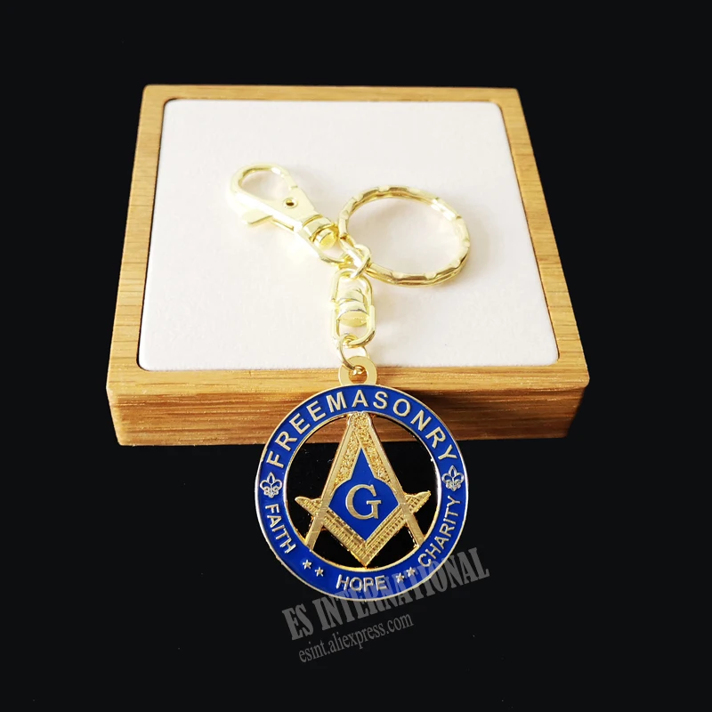 Masonic Key Chain Blue \