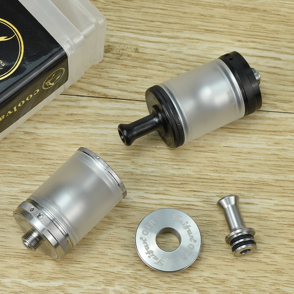 Taifun GTR MTL RTA 23MM  Atomizer 316ss 4ML Capacity Top padding Single Coil Rebuildable Vaporizer vape 510 E-cigarette Tank