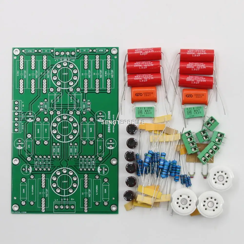 Papan/Kit/Pcb Preamplifier Tabung Hifi PRT-04A 12AX7 Berdasarkan Sirkuit JP200