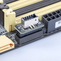 USB 3.0 (3.1 Gen 2) 19 Pin Header to USB 3.1 Type-E Type-C 20 Pin A-Key Header Front Panel Adapter for Motherboard ABCD