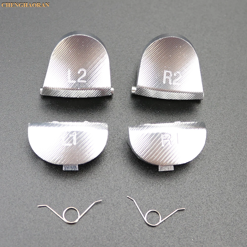 Pulsanti Trigger in metallo alluminio per Controller PS4 pulsanti Trigger personalizzati in metallo L1 R1 L2 R2 per Controller DualShock 4 PS4 Slim