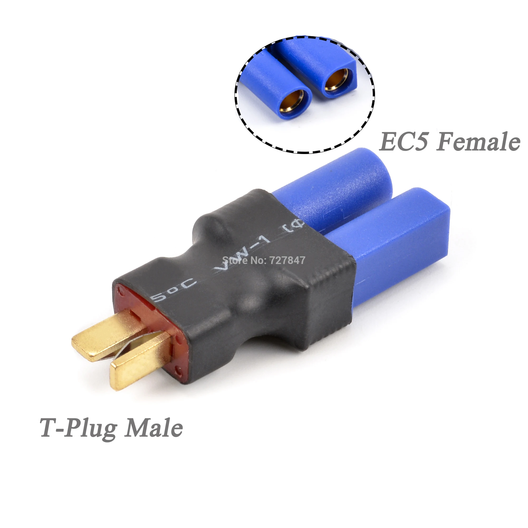 Adapter EC5 / EC3 naar XT60 T Deans Vrouwelijke / Mannelijke Connectoren Plug RC Lipo Batterij Controle Onderdelen DIY
