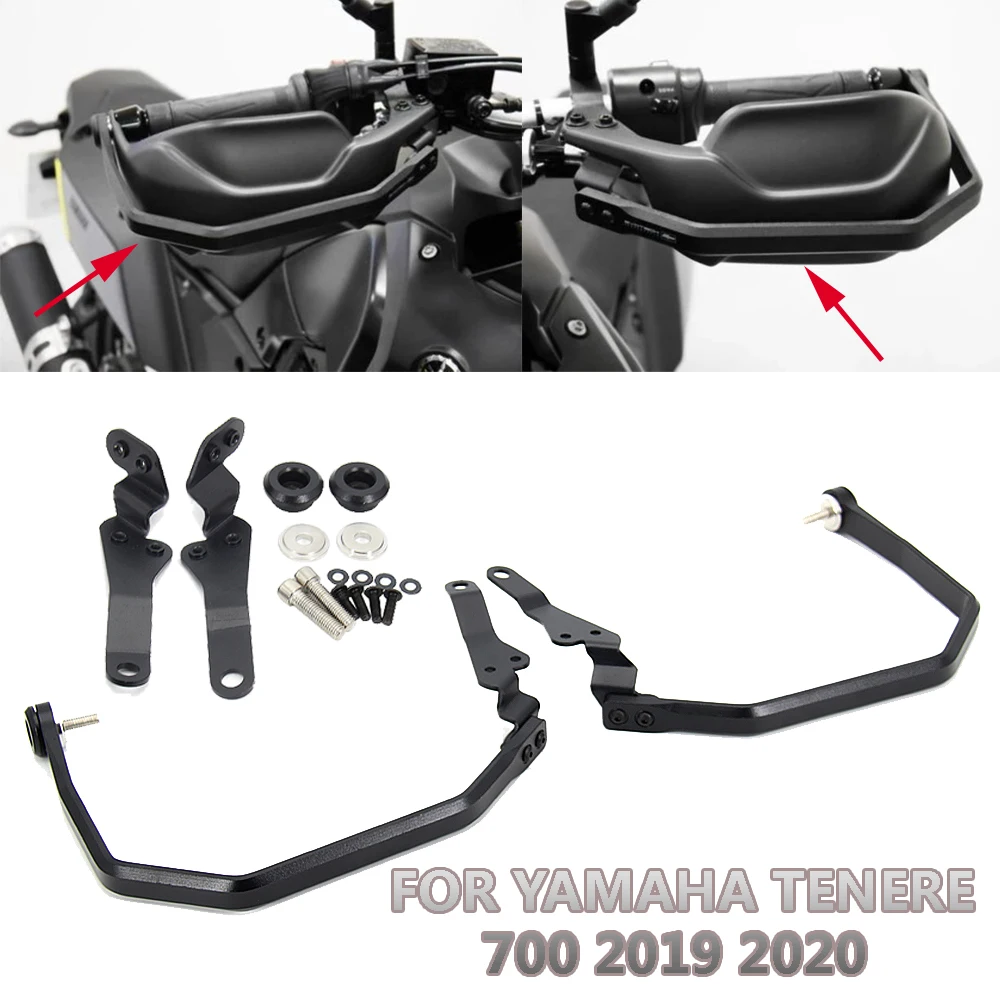 NEW FOR Yamaha Tenere 700 Tenere700 2019 2020 2021 Motorcycle Accessories Hand Guard Protector Handle Crash Bar Protectors kit S