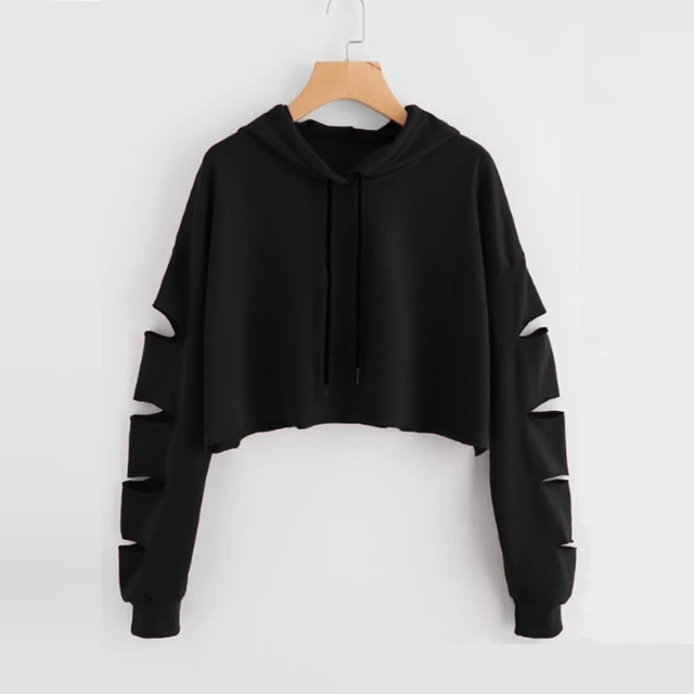 Long Sleeve Crop Top Sweatshirt Crop Top Sweatshirt Women 2023 Top Womens Aliexpress