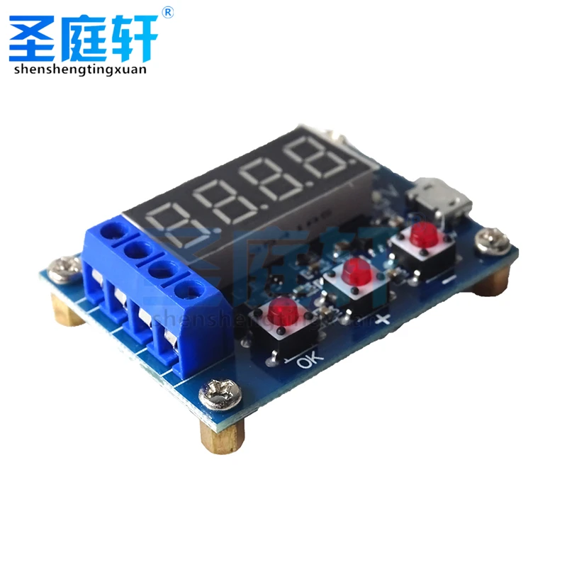 1.2V 12V 18650 ZB2L3 Li-ion Lithium Battery Capacity Tester + Resistance Lead-acid Battery Capacity Meter Discharge Tester 1 Set