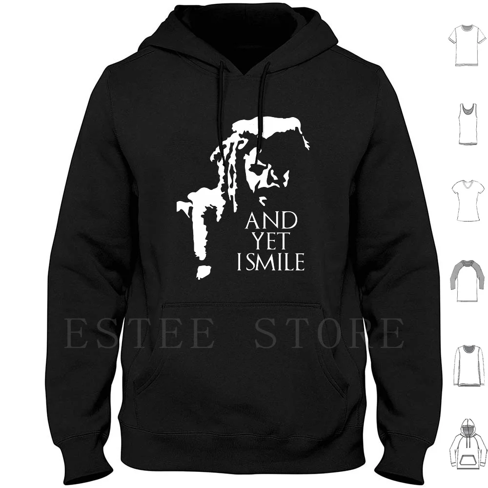 Twd-King Ezekiel : And Yet I Smile! Hoodie Long Sleeve Twd The Walking Dead Walkingdead King Ezekiel Saviors Hilltop The