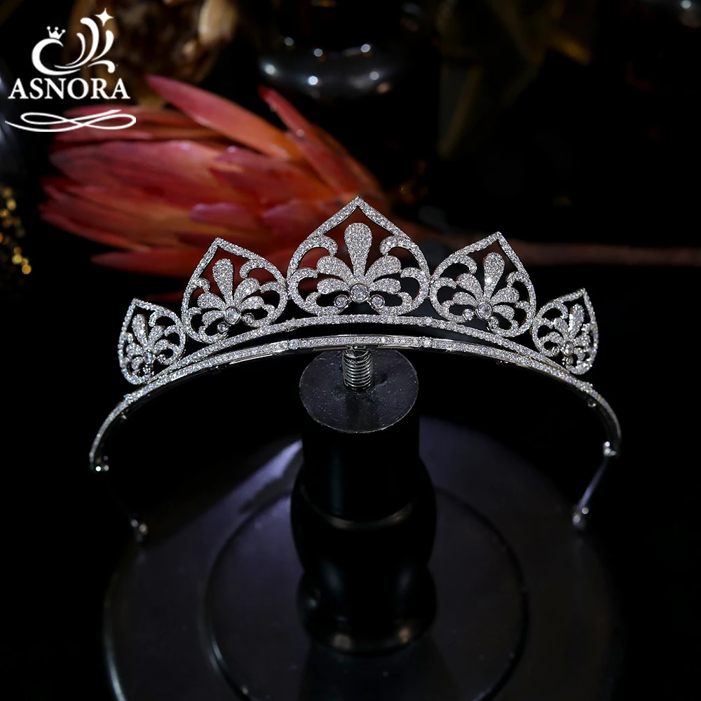 

Classic European Tiaras Bridal Wedding Hair Accessories, Covered With Zircon Crown For Women ,Will Cubic Zirconia Headdress