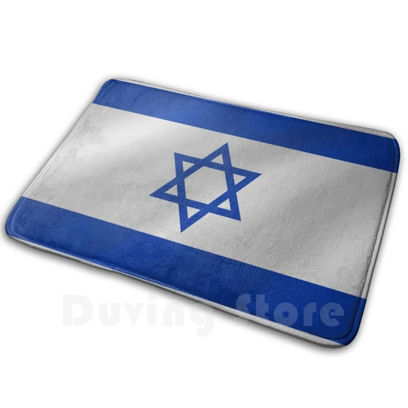 Israel Flag Waving Carpet Mat Rug Cushion Soft Israel Judaism Jewish Jew Jews Israel Star Of David Israel Flag Israel