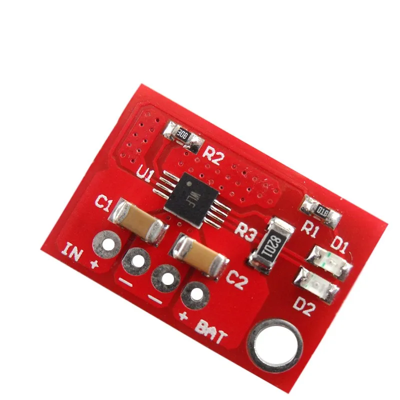 900MA Current Lithium Battery Charge Management Board Solar Energy Charging Lipo Charger Module Li-ion CN3065 BMS with Indicator