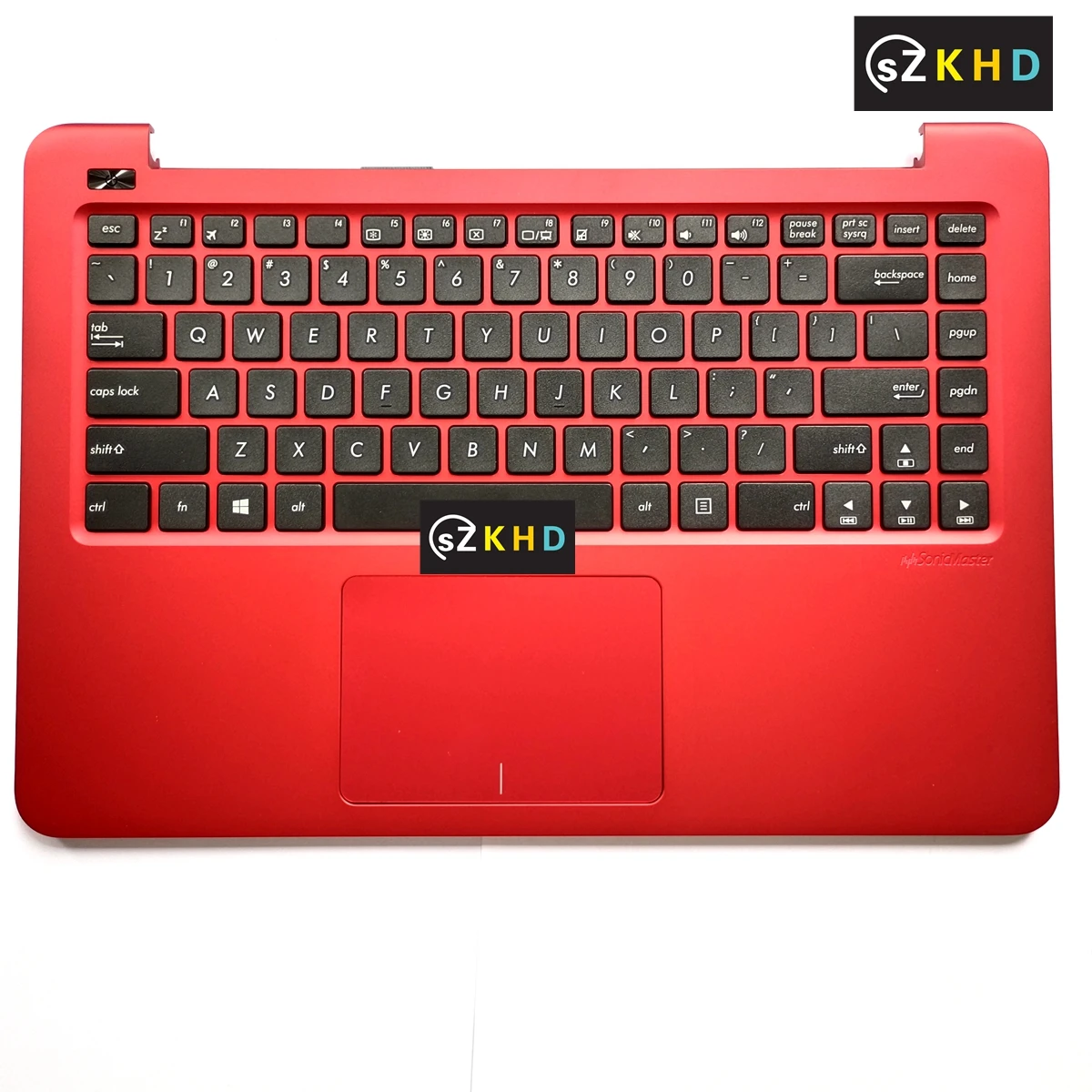 New Original For ASUS E402 E402M E402MA E402SA E402NA E402BA Laptop Palmrest Case US Keyboard Red Palmrest & Keyboard Bezel