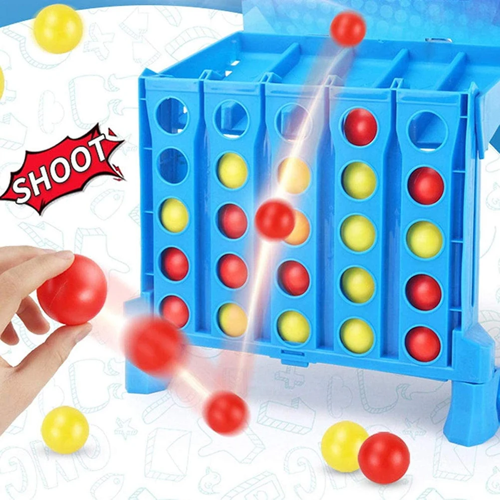 

4 Shots Game Bouncing Linking Shots Bounce Link Ball Game Bouncing 4-to-Link Shots Parent-Child Interaction Table Game