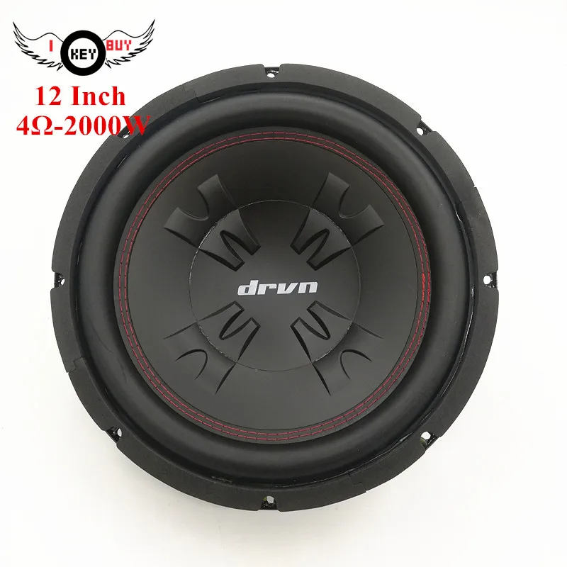 

12 Inch Car Subwoofer Powerfull 2000W 4Ohm 145MM Magnet PP Injection Cone Thick Rubber Edge custom Steel Frame Woofer Speaker