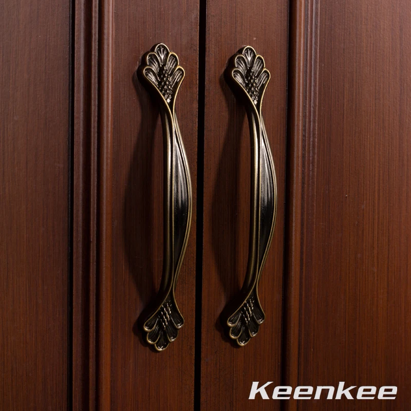 CC96 128mm antique brass color cupboard Cabinet desk etc furniture door handle drawer pull