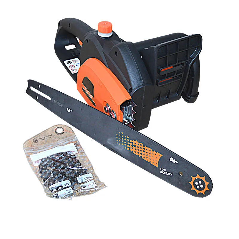 Household electric chain saw high power 16-inch woodworking saw automatic pump oil electric chain saw 220V 2200W 1PC