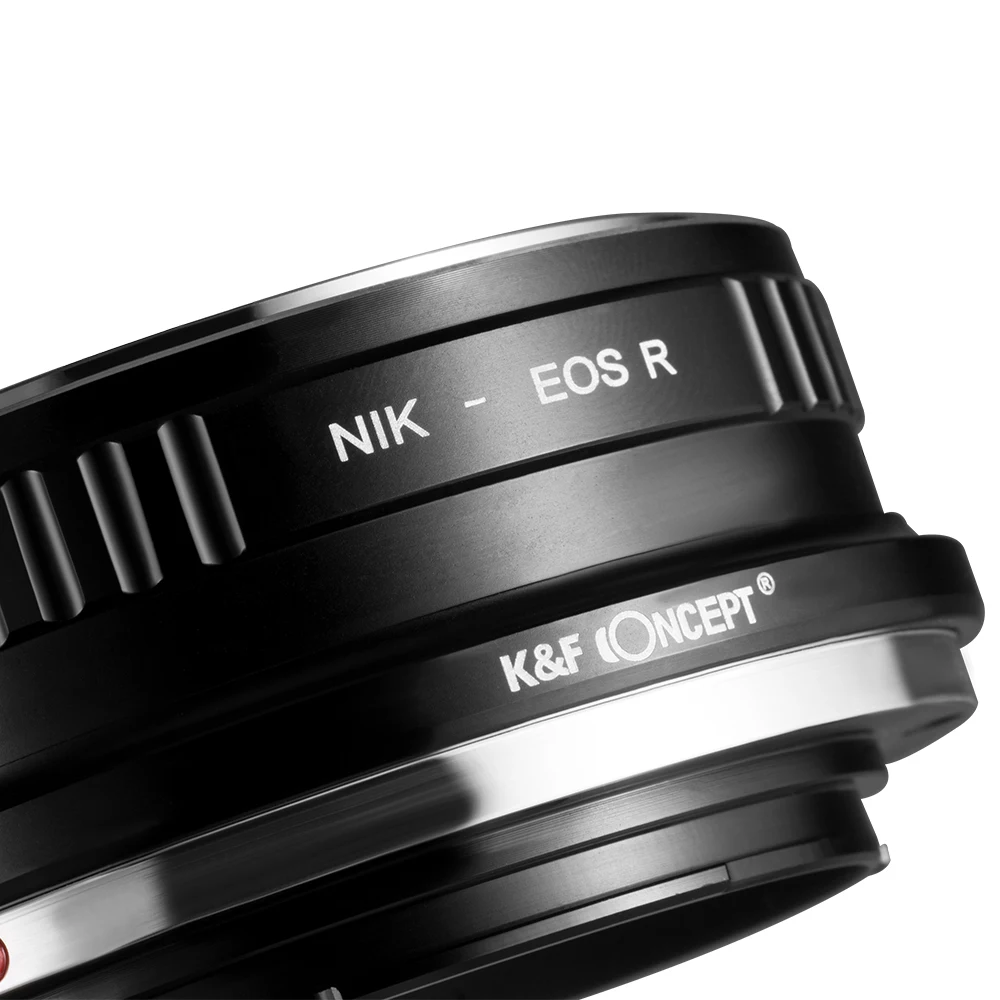 K&F Concept NIK-EOS R Adapter for Nikon F Auto D Mount Lens to Canon EOS RF Mount Camera RF RP R1 R3 R5 R6 R7 R8 Lens Adapter
