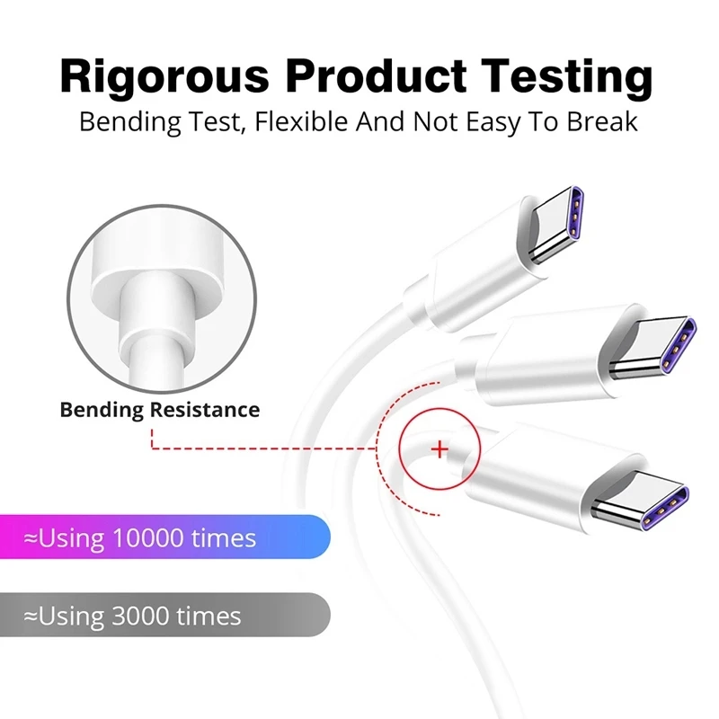 5A Type C Cable For Huawei P30 P20 Pro lite Mate20 10 Pro P10 Plus lite USB 3.1 Type-C Original Super Charge Super Charger Cable