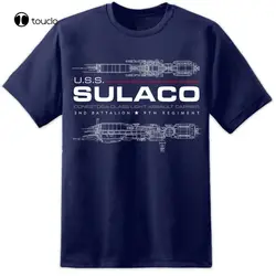 Mens Aliens Uss Sulaco Crew Member T Shirt Nostromo Weyland Yutani M41A Pulse Tee Shirt