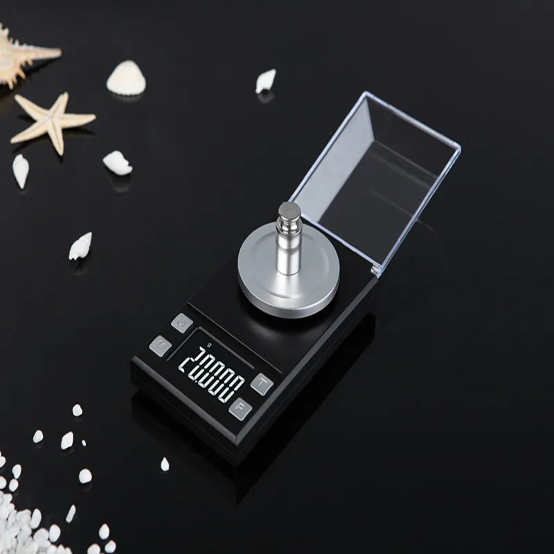 100g/50g/20g Mini Digital Waage Hohe Genauigkeit 0,001 Taschenwaage Schmuck Gold Gramm Balance Gewicht für Heilkräuter Labor – Detail 7
