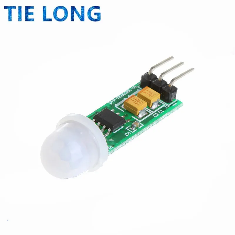 1 Buah HC-SR505 Modul Detektor Inframerah Presisi Sensor Gerak PIR Inframerah Mini untuk Modul Sensor Tubuh Arduino Sensor Penginderaan