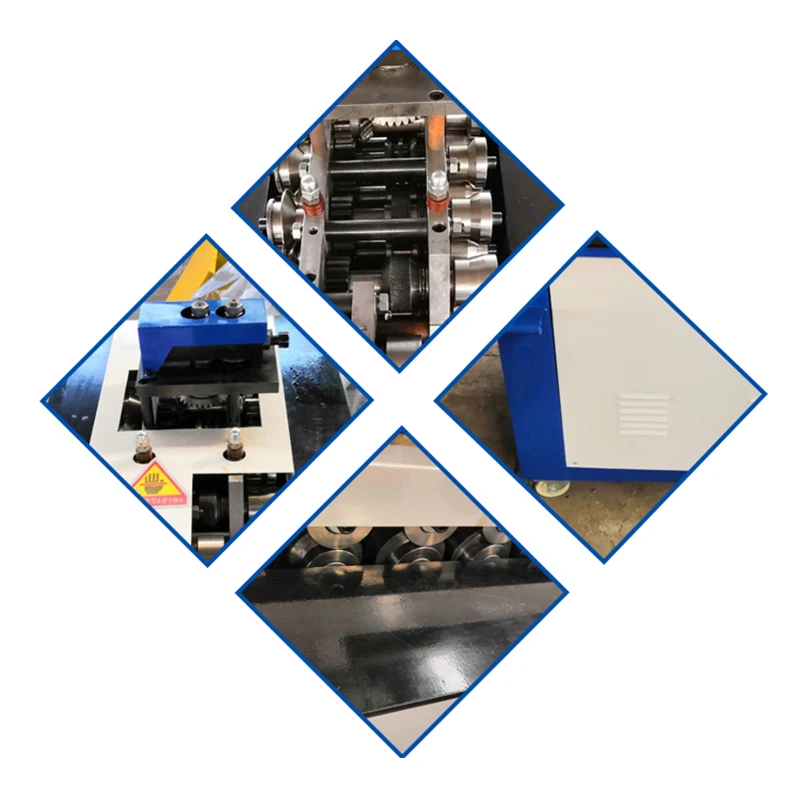 Multifunctional bite machine 1.5KW Air Duct Reel machine LH-12DR Undercut machine metal sheet edge blanker 0.5-1.2mm
