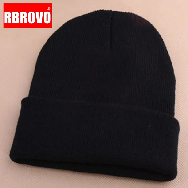 2023 Winter Hat For Women Hats Thick Knitted Winter Fashion Beanies Solid Scarf Cap For Female Beanies Skullies Women\'s Hat