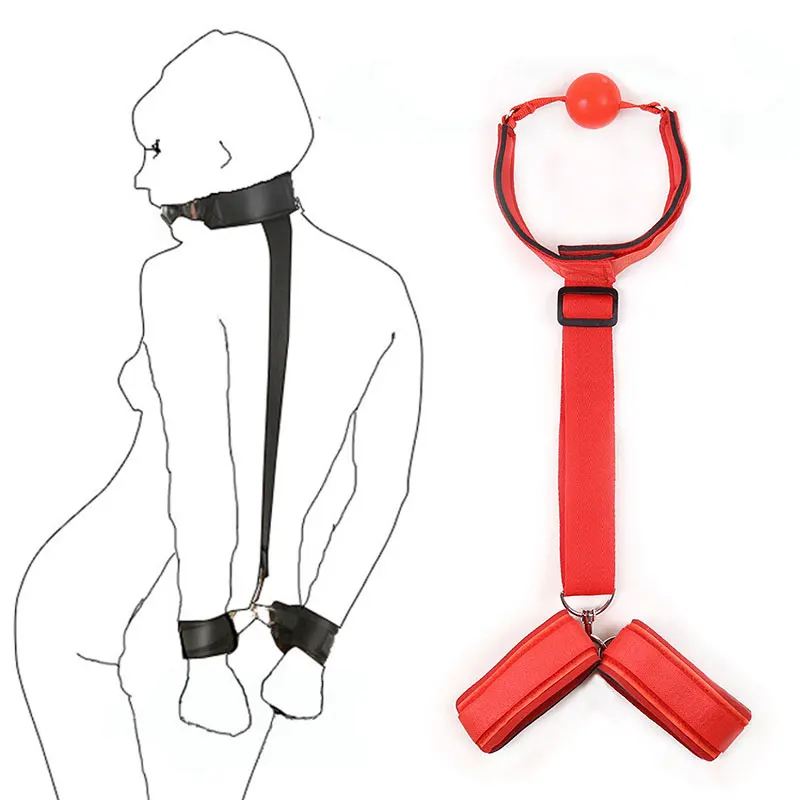 Sex Toys For Couples Women Bondage Kit BDSM Restraints Fetish Erotic Bandage Slave Collars Handcuffs Open Adult Games Sex Shop