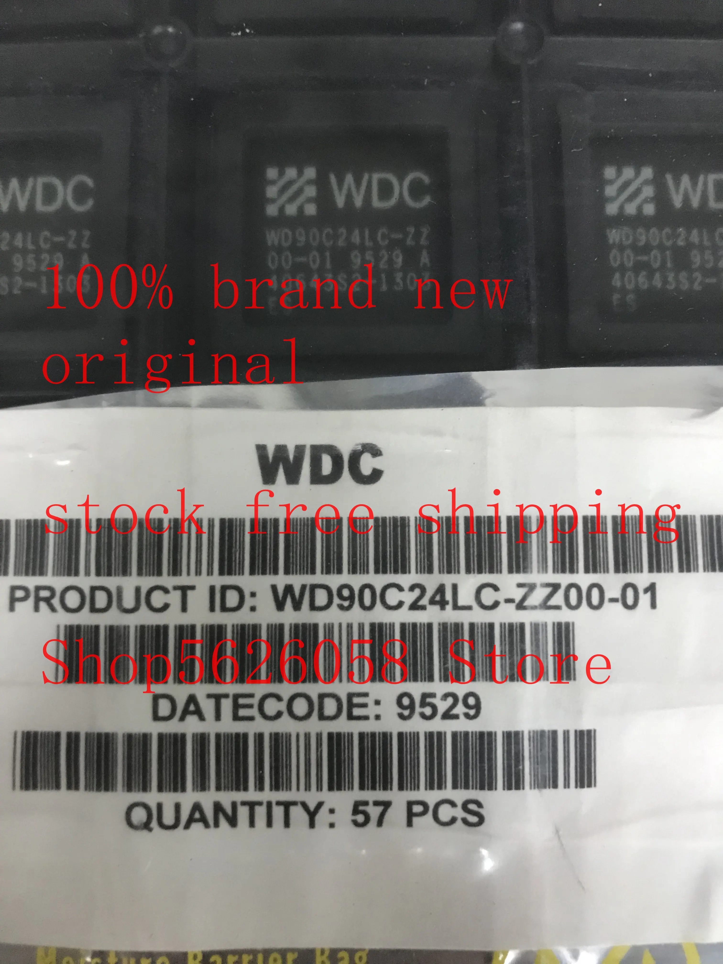 1PCS/LOT WD90C24LC-ZZ WD90C24LC ZZ QFP 100% new original