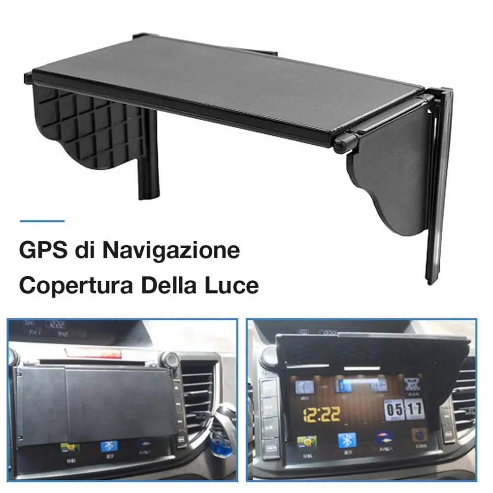 

5.5-10 Inch Car GPS Sunshade Cover GPS Screen Sun Shade Visor Hood Car Central Dashboard GPS Navigation Navigator Display