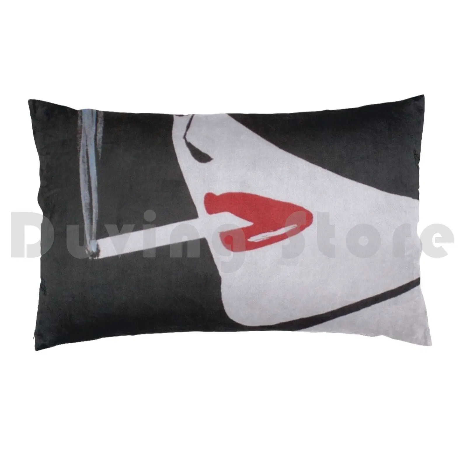 Woman Smoking Cigarette , Gruau Minimalist Art Pillow Case DIY 50*70 Womens Smoking Cigarette Gruau Minimalist