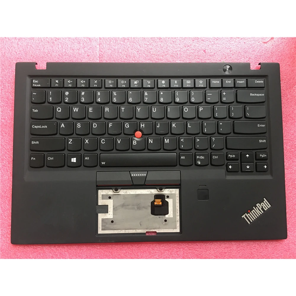 

New Original for Lenovo ThinkPad X1 Carbon 5th Gen Palmrest Cover With Backlight Keyboard Fingerprint 01LX508 01LX548 01HY027