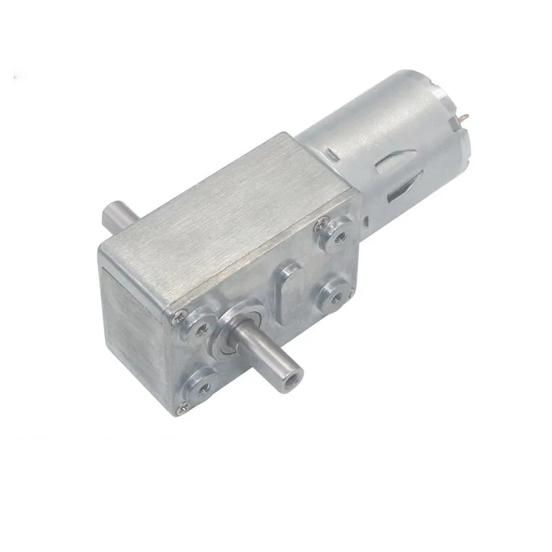 

JGY370 turbo worm gear motor DC gear motor 6V12V24V self-locking motor double output shaft