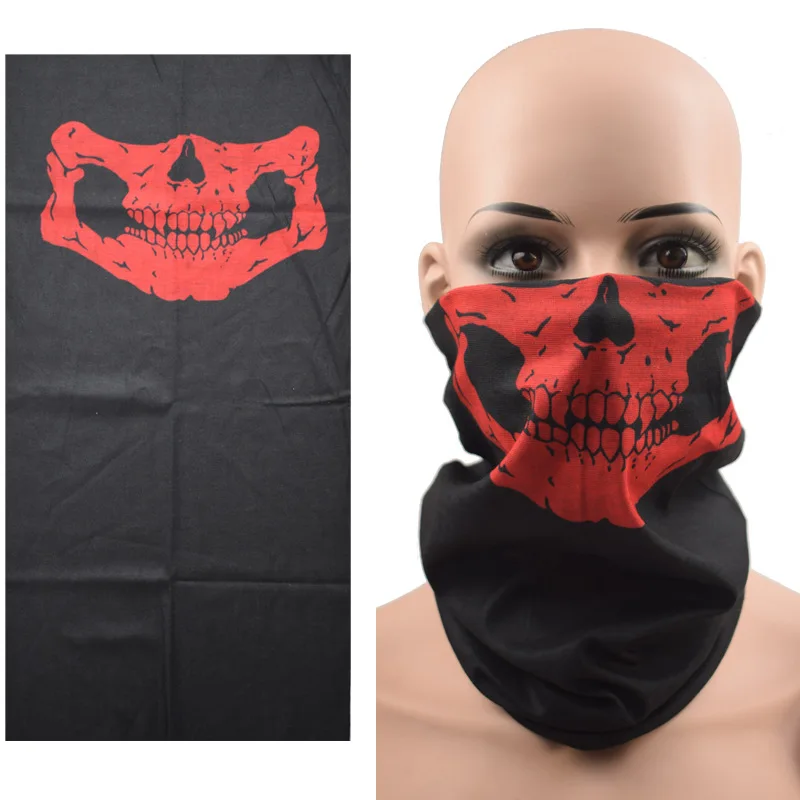 Variety Magic Headscarf Outdoor Riding Sports Skull Face Mask Hip-hop Hip-hop Clown Sunscreen Seamless Headscarf