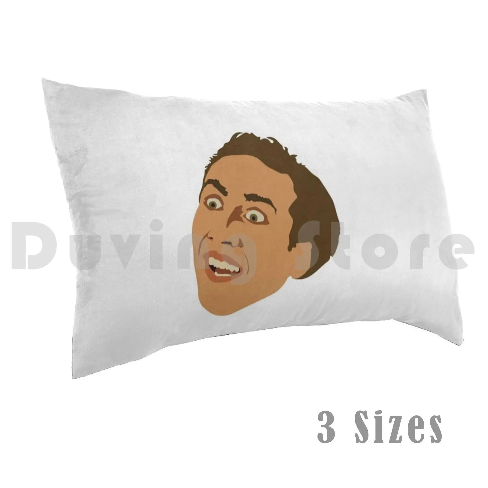 Crazy Cage Pillow Case Printed 50x75 Nicolas Cage Crazy Weird Cage Nick Cage Vampire