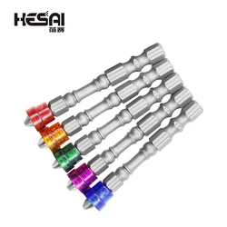 S2 Legierung PH2 Einzigen Kopf Magnetische Schraubendreher-bits Anti-Slip 1/4 Zoll Hex Schaft Trockenbau Elektrische Schraubendreher-set
