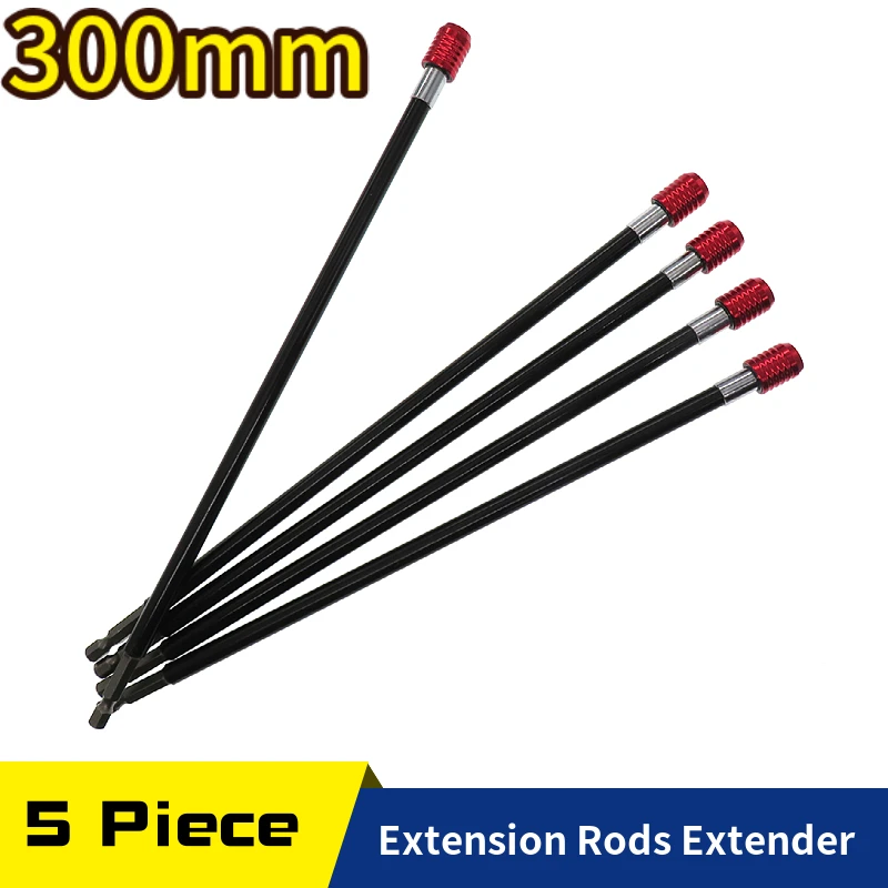 12 Inch Extension Bit Holder Magnetic Quick Release Change 1/4 Inch Hex Shank Extension Rod Socket for Power Drill Screwdriver