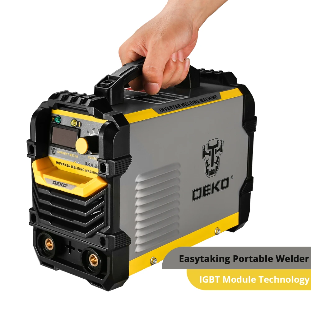 DEKO DKA Series DC Inverter ARC Welder 220V MMA  IGBT Portable Welding Machine High Quality for Home Beginner Welding Work