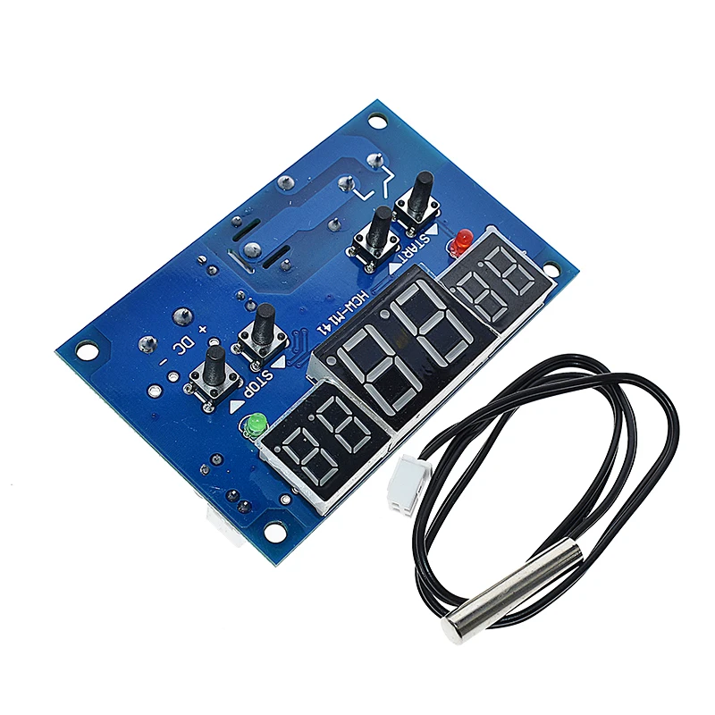 DC12V thermostat Intelligent digital thermostat temperature controller With NTC sensor W1401 led display