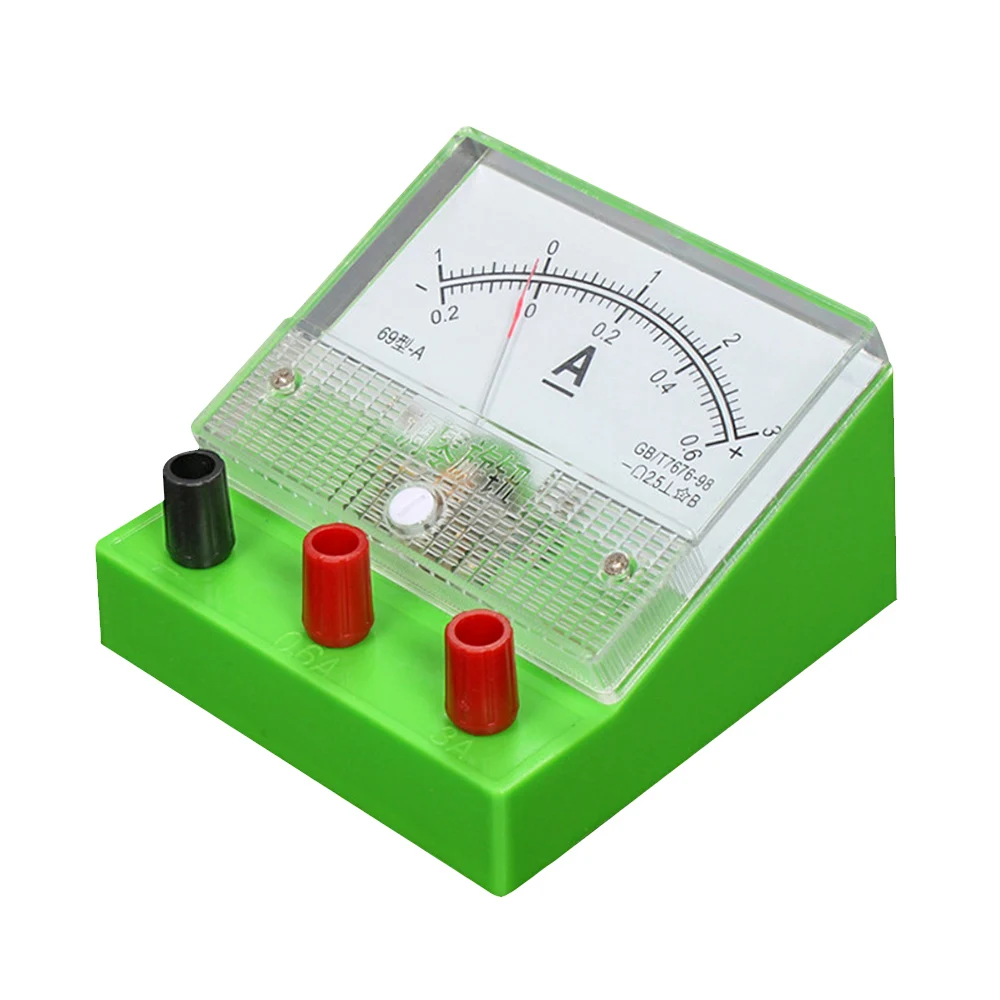Modello 69 Amperometro CC Doppia gamma 0-0.6A/0-3A Grado 2.5 Elettricità fisica Attrezzatura sperimentale Dimostrazione didattica