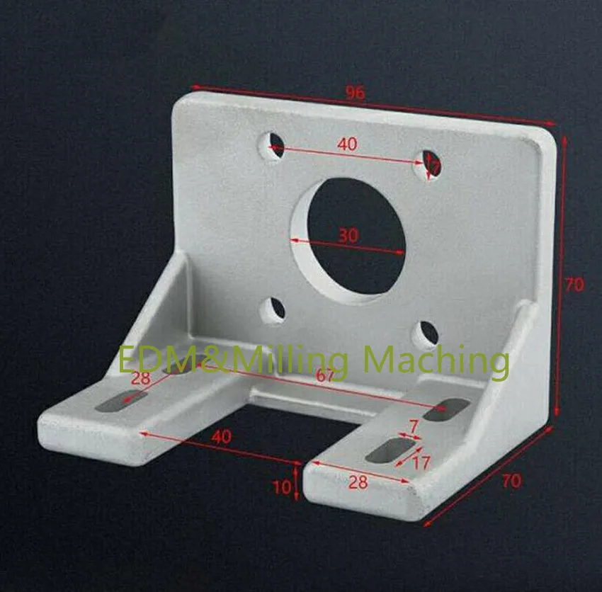 1PC High Quality Engraving Machine Cylinder Mount CNC 40*40 Seat For Aluminum Cylinder Bracket DURABLE